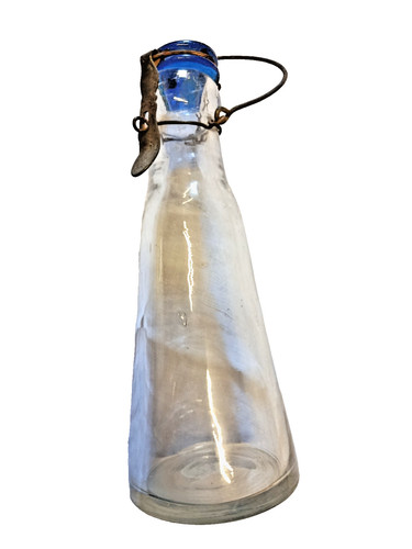 Belle bouteille lait verre - lait,