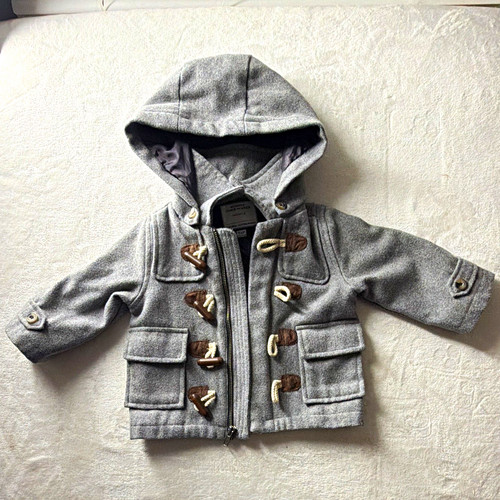 Janie and jack gray hooded - and,