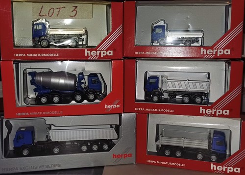Herpa camions chantier - camions,
