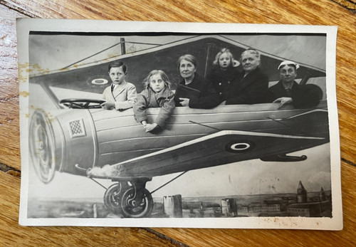 Photo carte 1920 avion - photo,