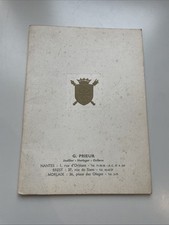 BIJOUTERIE PRIEUR Nantes - Catalogue ancien Bijoux or, montres Oméga