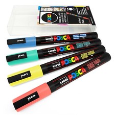 Université Posca - PC-3M Art Peinture Marqueurs - Set 4 - Pastel Primaire Tons
