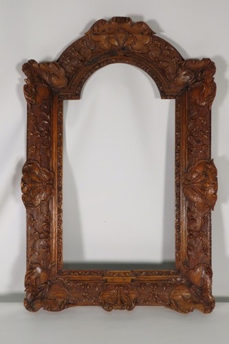 Ancien cadre chene - cadre, sculpte