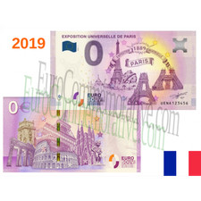 Billet Souvenir 2019 France 75