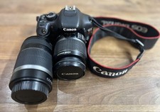 With 2 lenses Canon EOS digital single lens reflex camera