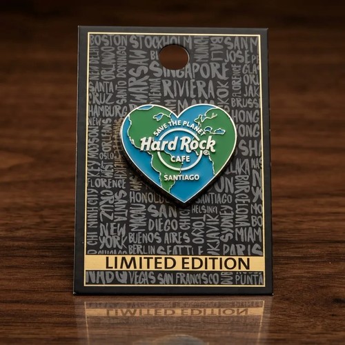 Pin hard rock cafe - cafe, santiago