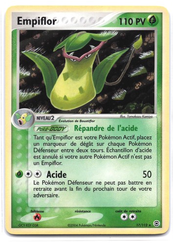 Carte pokémon empiflor 112 - carte,