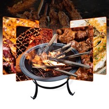 Foyer à bois pour pique-nique, camping, plage