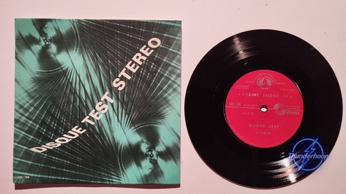 Disque test stereo tours - test, 33