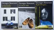 Lot Georges Simenon - Les demoiselles de Concarneau / Le Coupe de Vague /...