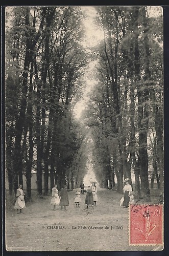 Cpa chablis pâtis avenue - cpa,