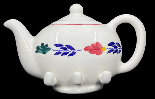 Vintage boch boerenbont teapot - boerenbont,