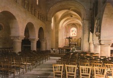 MAULE card Church Saint Nicolas The interior view