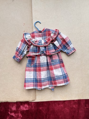 Robe ancienne pour poupée - ancienne,