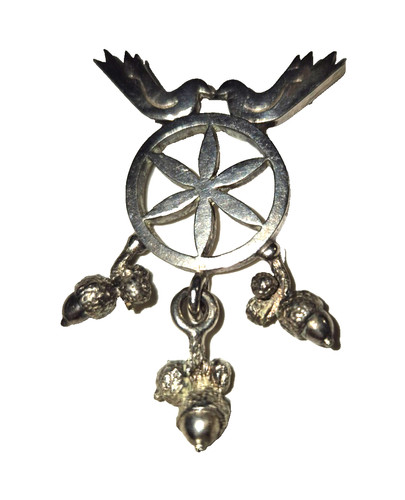Broche tyrolienne ancienne - , en