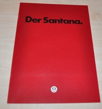 1983 Volkswagen VW Santana Brochure Prospekt DE