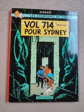 Tintin - Tome 22 - Vol 714 pour Sydney - 1968 B37 2ème tirage - Hergé - TBE