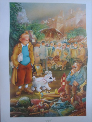 Affiche 1993 tintin par watch - par,