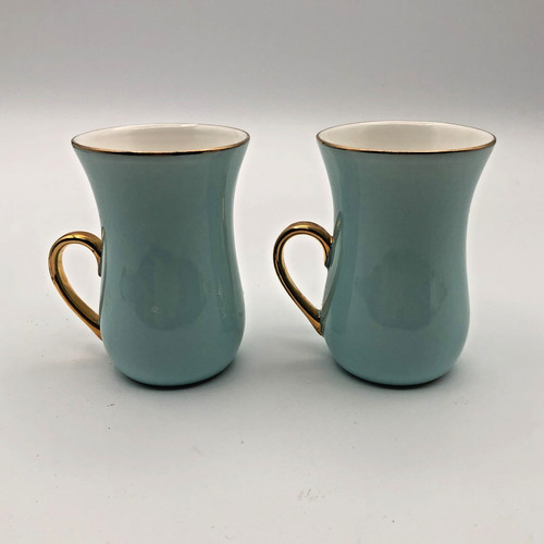 Blue gold porcelain - blue,