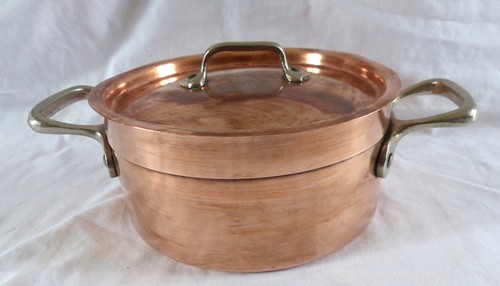 Petite cocotte cuivre inox - cocotte,