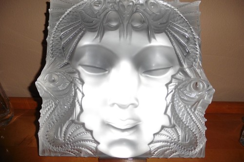 Vtg lalique masque femme - masque,