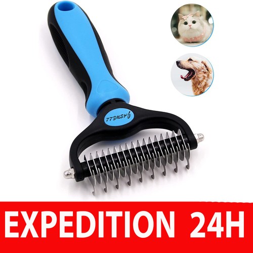 Brosse chien chat - , poils