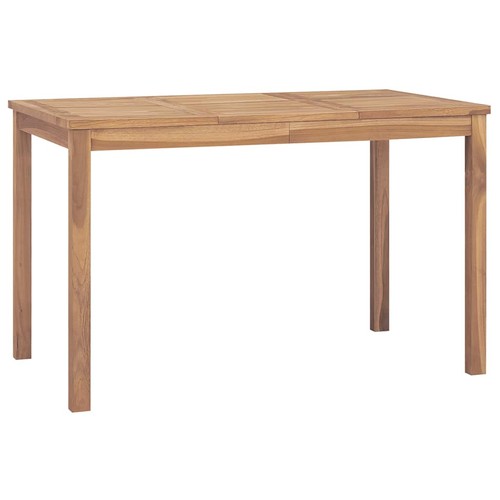 Bois teck solide table - solide, à