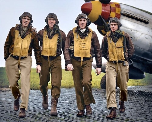 Ww2 aaf pilote - 357th, fafl