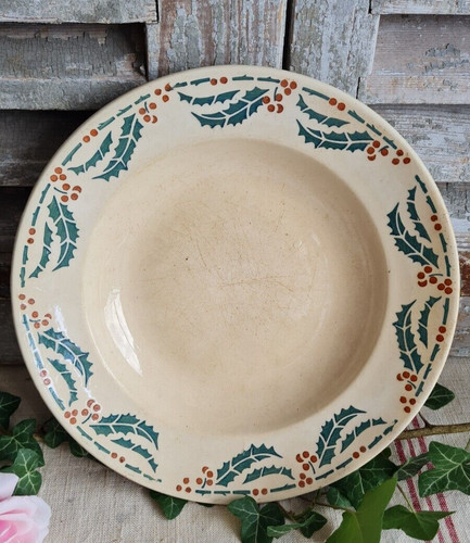 Ancienne assiette creuse - assiette,