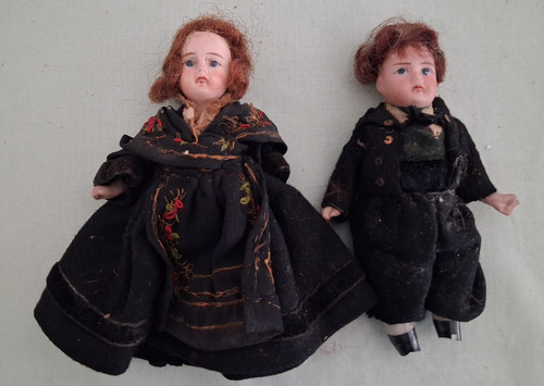Couple breton poupée