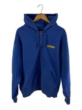 Hoodie Zippé Supreme Bleu L
