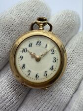 petite montre de col ou de gousset or 585 ancienne A Réparé