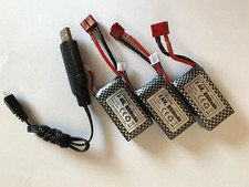 3 Of 850 Mah 2s 7.4v Lipo Battery And One Charger