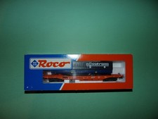 ROCO wagon kangourou + remorque NOVATRANS SNCB 46354 NEUF