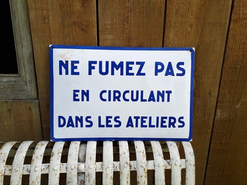 Plaque email atelier - plaque, d'atelier