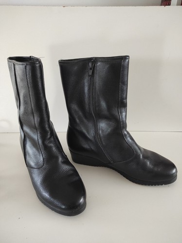 Paire bottes simili - bottes, cuir