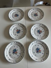 6 x  Assiettes Plates Provincial Bouquet 1987 JMP Marketing