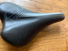 GT  Saddle Black w/ Siver Stripe - 334 grams - 280mm Long x 138 mm Wide by VELO