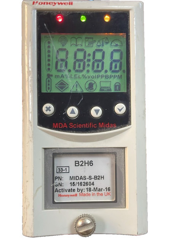 Honeywell b2h6 midas b2h gas - midas-s-b2h,