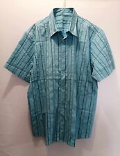 Chemisette bleue rayures coton regular T44 AT Company (4408041)