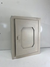 Antique Metal Pharmacy Cabinet in Juice Was Repainted