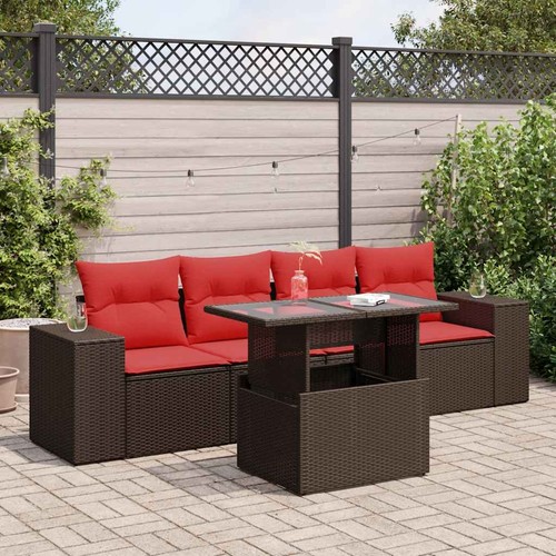 Salon jardin avec coussins - salon,