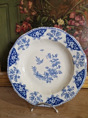 Superbe plat creux faience - superbe,