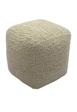 Coastal Off-White Pouf