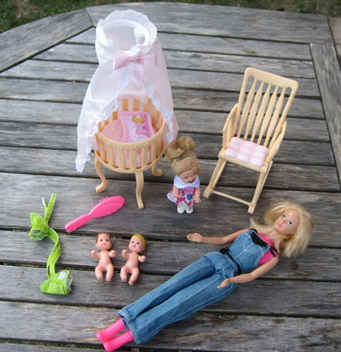 Lot poupée barbie - poupée,