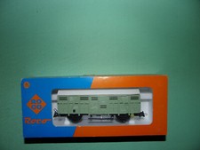 ROCO Green Animal Transport Short Covered Car 44323A (No. 1bis)