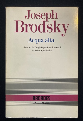 Joseph brodsky acqua alta - brodsky,