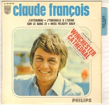 CLAUDE FRANCOIS "J'ATTENDRAI" EP 1966 PHILIPS 437.267 Languette !