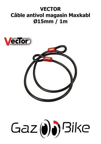 Cable antivol moto vector - cable,