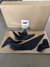 Alessi Vintage Niche by Zaha Hadid 5-Pc Centerpiece Tray, Melamine Black